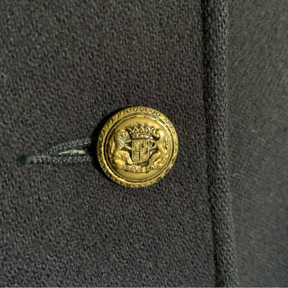 The Villager ~JACKET ~Navy Blue ~10 ~100% Wool ~Work Wear ~Retro ~Classic Style - Picture 7 of 10